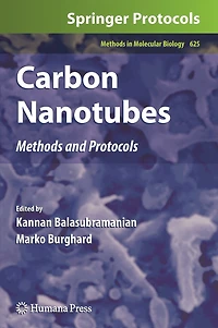 Carbon Nanotubes: Methods And Protocols