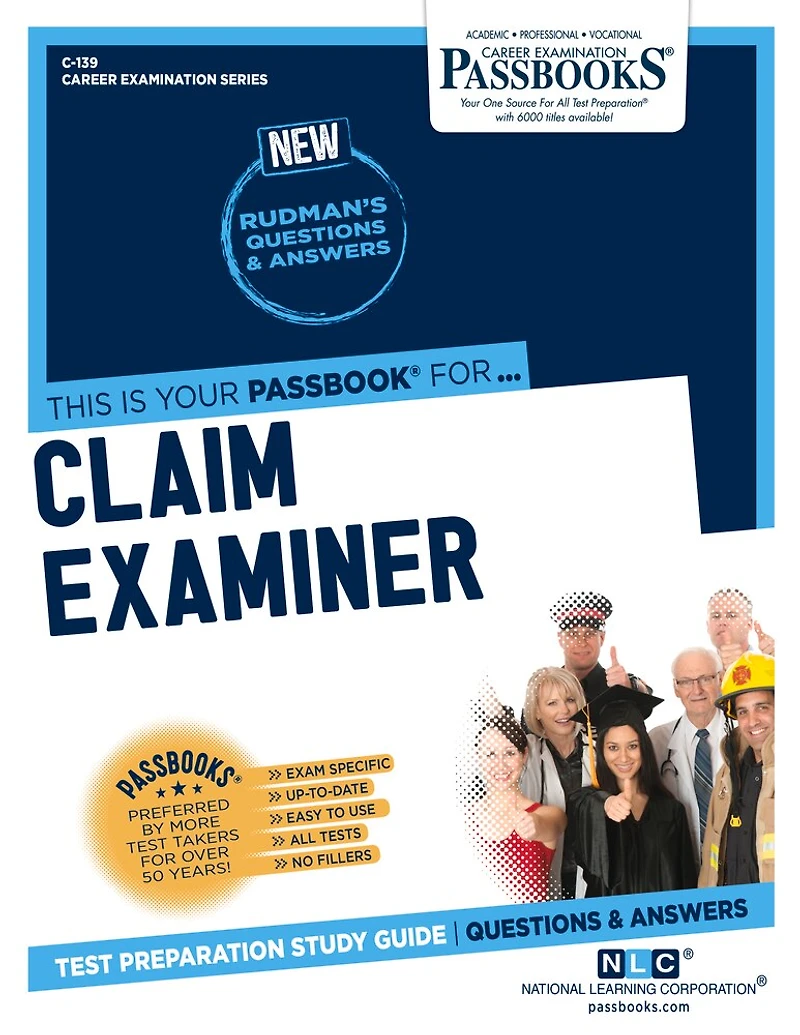 Claim Examiner (C-139): Passbooks Study Guide