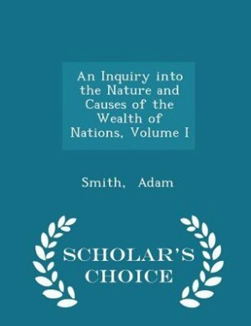 An Inquiry into the Nature and Causes of the Wealth of Nations, Volume I - Scholar's Choice Edition