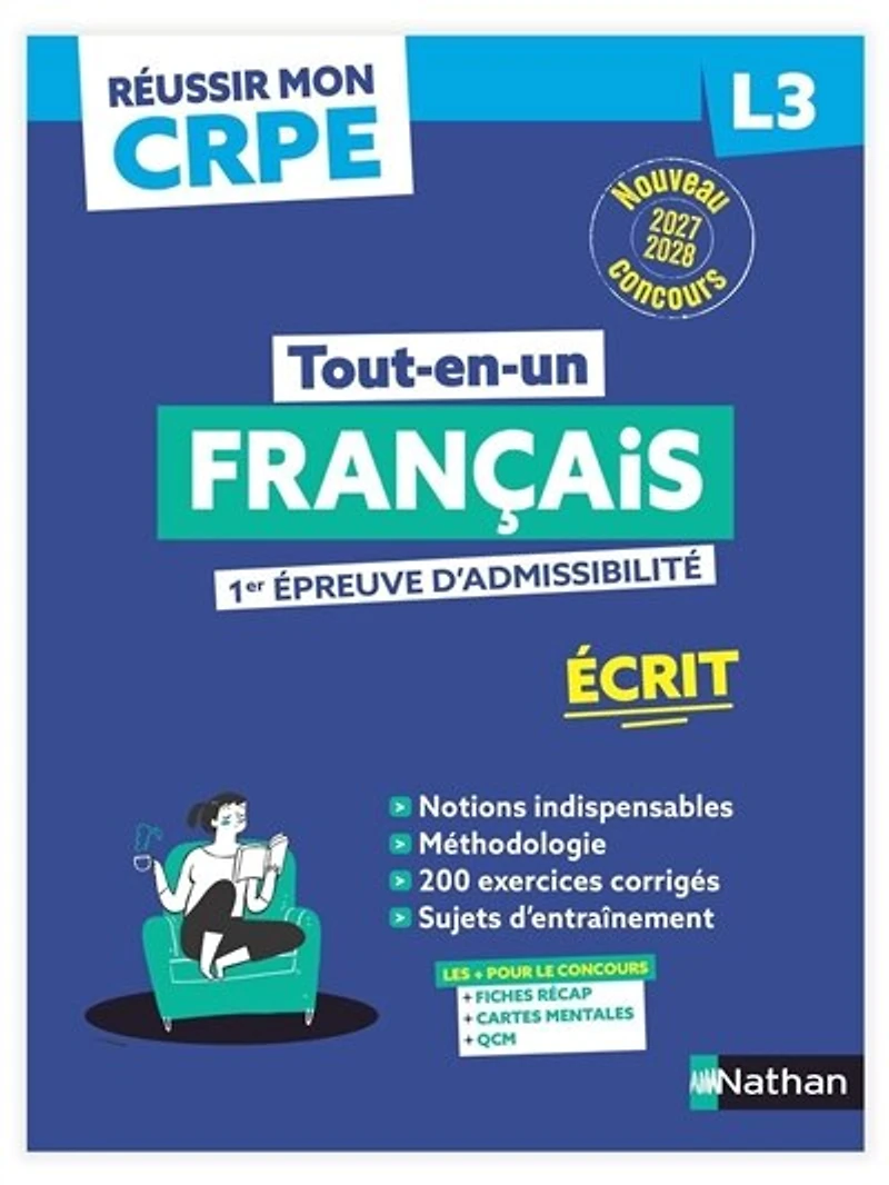 Tout-en-un français, 1re épreuve d'admissibilité: écrit L3