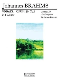 Sonata Op. 120 No. 1 In F Minor: Alto Saxophone Solo With Keyboard