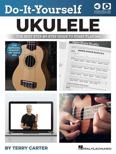 Do-It-Yourself Ukulele: The Best Step-by-Step Guide to Start Playing Soprano, Concert, or Tenor Ukulele Book/Online Media