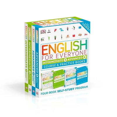 English for Everyone Intermediate and Advanced Box Set