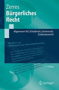 Burgerliches Recht: Allgemeiner Teil, Schuldrecht, Sachenrecht, Zivilprozessrecht