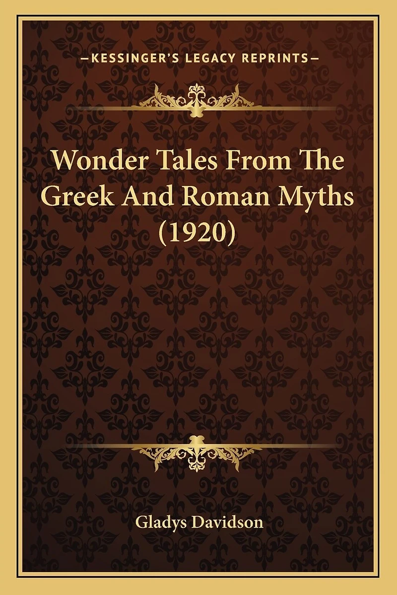 Wonder Tales From The Greek And Roman Myths (1920)