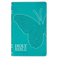KJV Bible Gift Edition Faux Leather, Teal