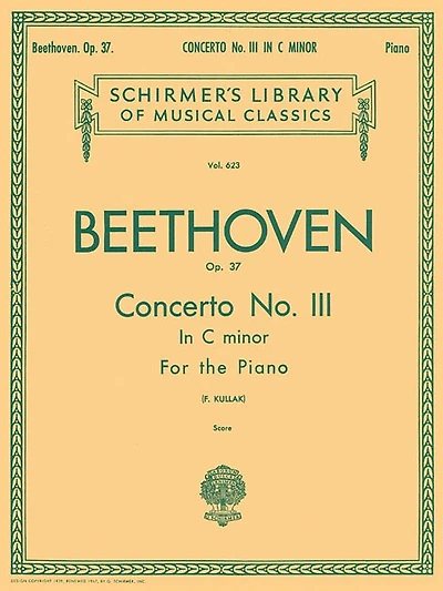 Concerto No. 3 in C Minor, Op. 37 (2-piano score): Schirmer Library of Classics Volume 623 National Federation of Music Clubs 2024-2028 Piano Duet