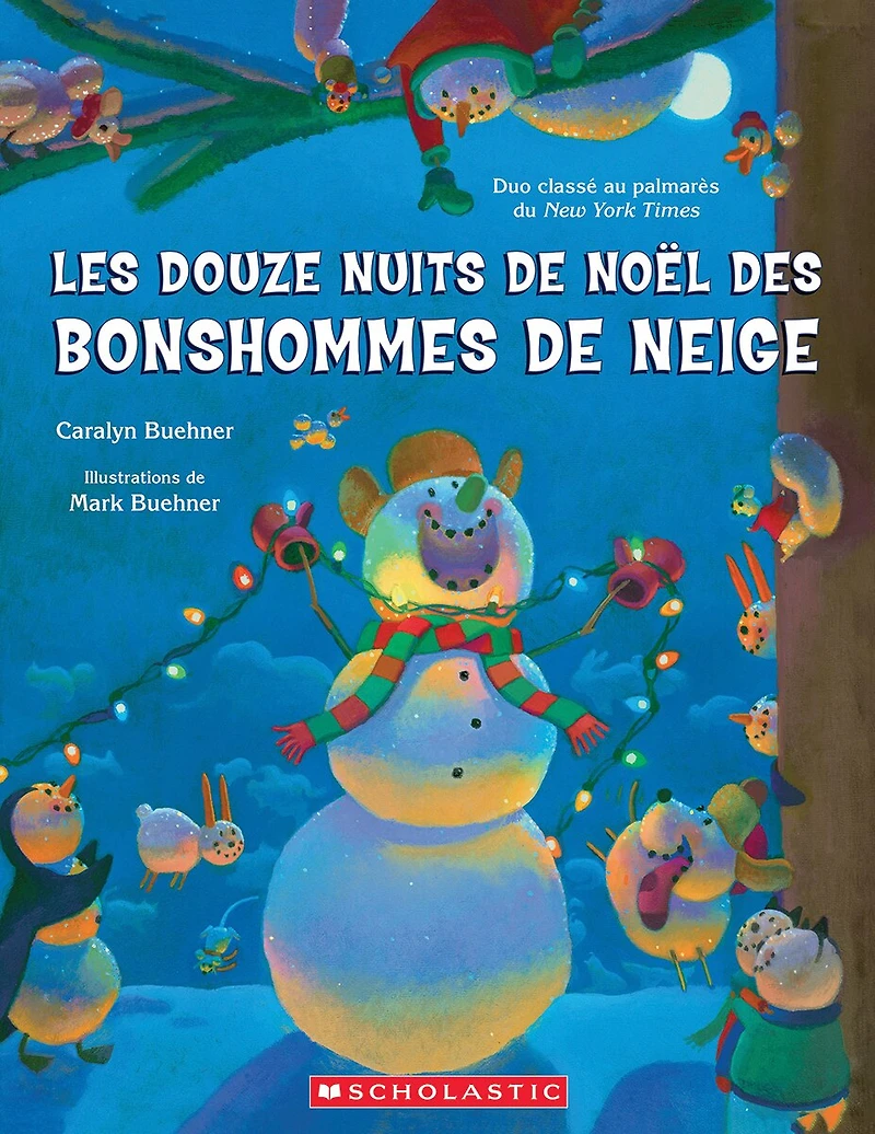 Les douze nuits de Noël des bonshommes de neige