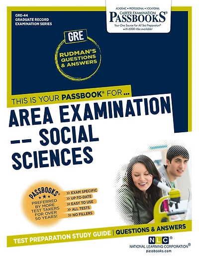 Area Examination – Social Sciences (GRE-44): Passbooks Study Guide