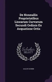 De Nonnullis Proprietatibus Linearum Curvarum Secundi Ordinis Ex Aequatione Ortis