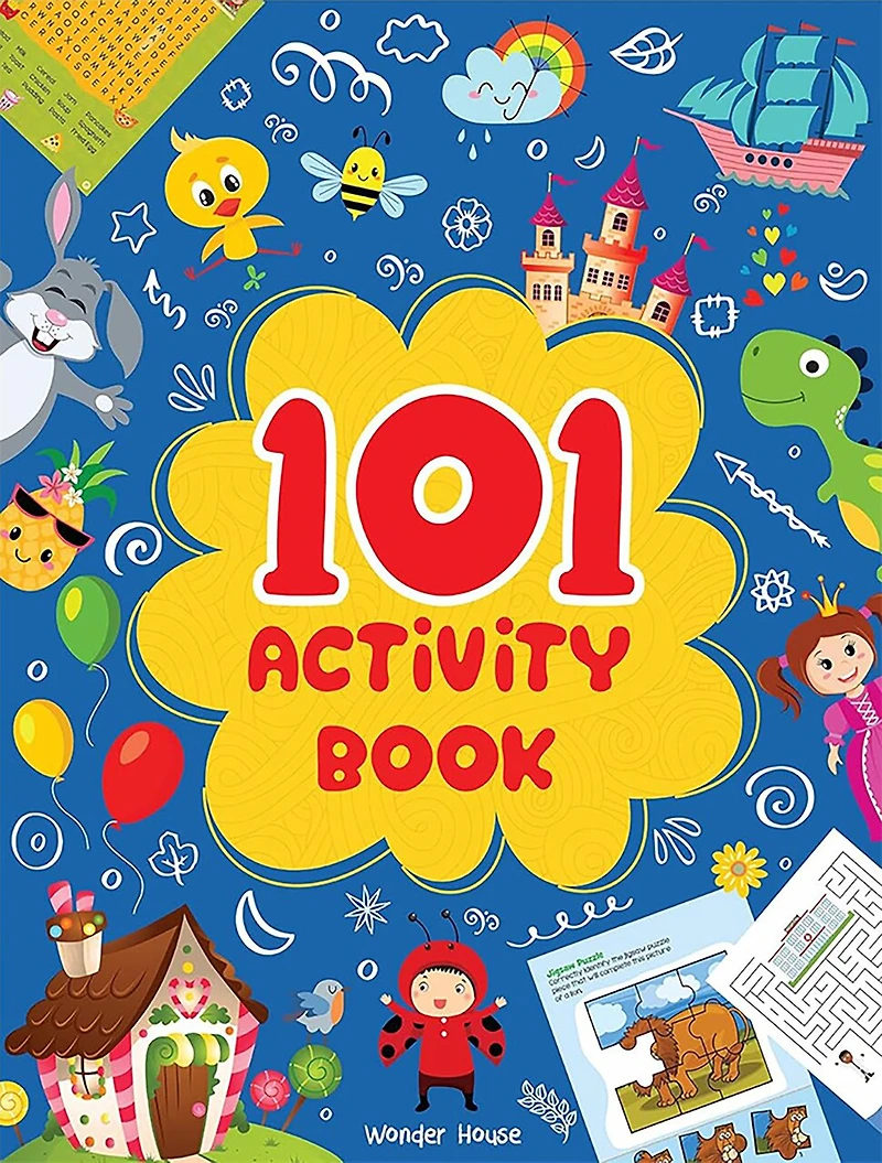 101 Activity Book : Fun Activity Book For Children (Logical Reasoning And Brain Puzzles)