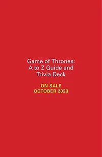 Game of Thrones: A to Z Guide & Trivia Deck