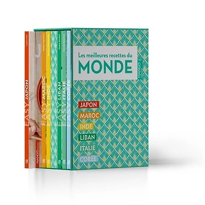 Les meilleures recettes du monde: Japon, Maroc, Inde, Liban, Italie, Corée