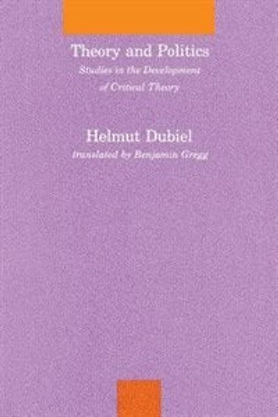 Theory And Politics: Studies In The Development Of Critical Theory