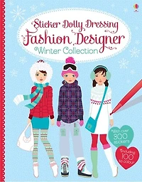 Sticker Dolly Dressing Fashion Designer Winter Collection