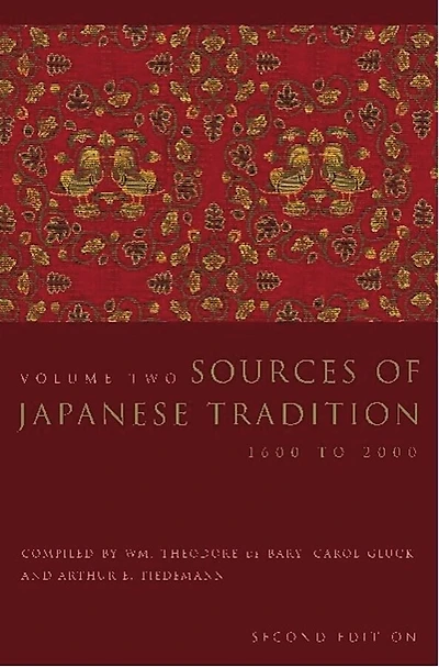 Sources of Japanese Tradition: From Earliest Times To 1600