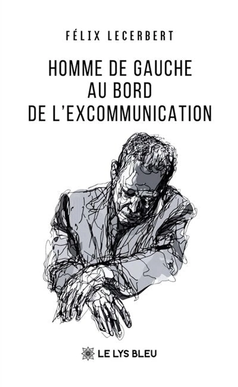 Homme de gauche au bord l'excommunication