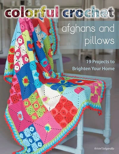 Colorful Crochet Afghans and Pillows