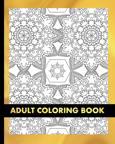 Adult Coloring Book: Stress Relief Animal and flowers Mandala Designs on Single-sided Paper with Over 50 Unique Mixed Patterns to Color Relax And Calm down