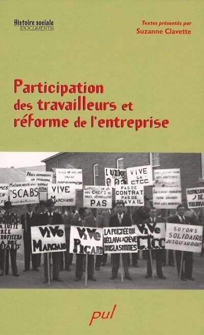 Participation des travailleurs et réforme de l'entreprise