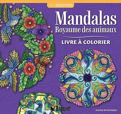 Mandalas royaume des animaux: Livre à colorier