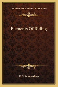 Elements Of Riding