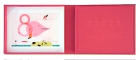 Charles Harper's Birds & Words: W Flamingo Print