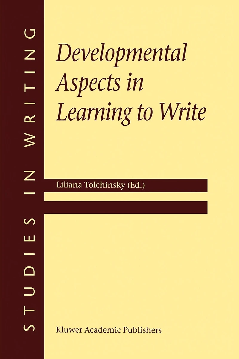 Developmental Aspects Learning To Write