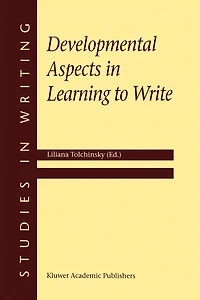 Developmental Aspects Learning To Write