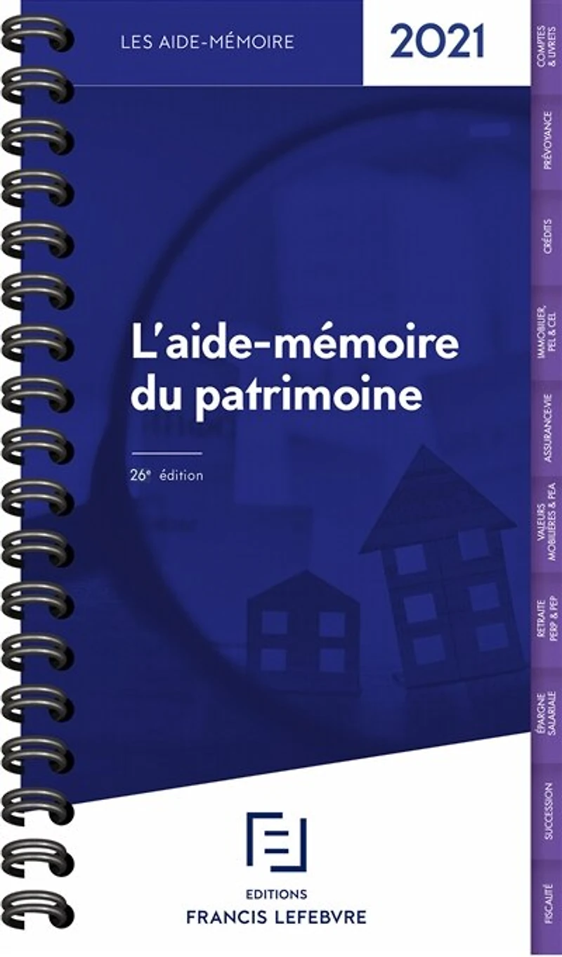 L' aide-mémoire du patrimoine: 2025