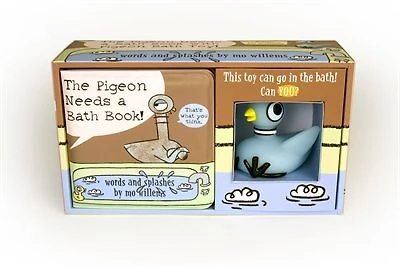 The Pigeon Needs A Bath Book With Pigeon Bath Toy!