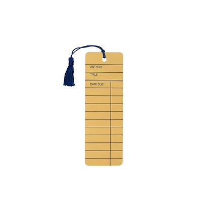 Library Card Bookmark