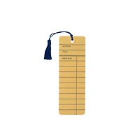 Library Card Bookmark