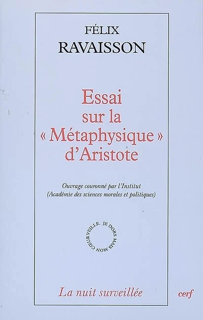 Essai sur la Métaphysique d'Aristote