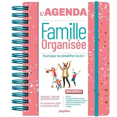Agenda famille organisee 2021
