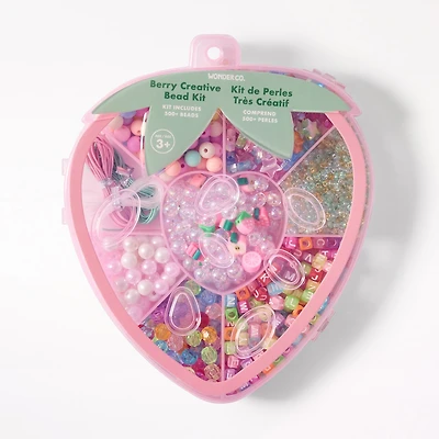 Strawberry Bead Kit, 500 Beads