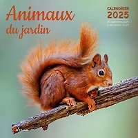 Animaux du jardin: calendrier 2025