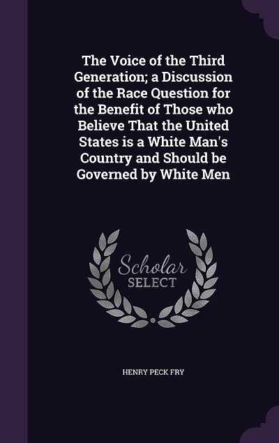 the Voice of Third Generation: a Discussion Race Question for Benefit Those Who Believe That United States Is