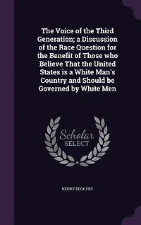 the Voice of Third Generation: a Discussion Race Question for Benefit Those Who Believe That United States Is