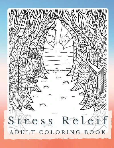 Peaceful Patterns: A Stress Relief Coloring Book for Adults - Discover Serenity, Unleash Imagination, and Find Balance through Intricate Coloring