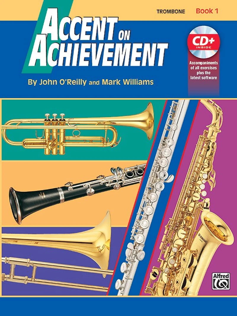 Accent on Achievement, Bk 1: Combined Percussion-S.D., B.D., Access. and Mallet Percussion, Book Online Audio/Soft: &