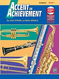 Accent on Achievement, Bk 1: Combined Percussion-S.D., B.D., Access. and Mallet Percussion, Book Online Audio/Soft: &