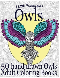 Adult Coloring Books: Owls