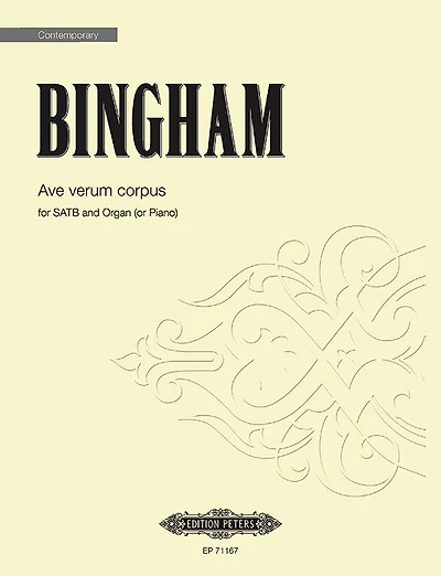 Ave verum corpus: for SATB and Organ or Piano, Choral Octavo