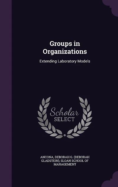 Groups Organizations: Extending Laboratory Models