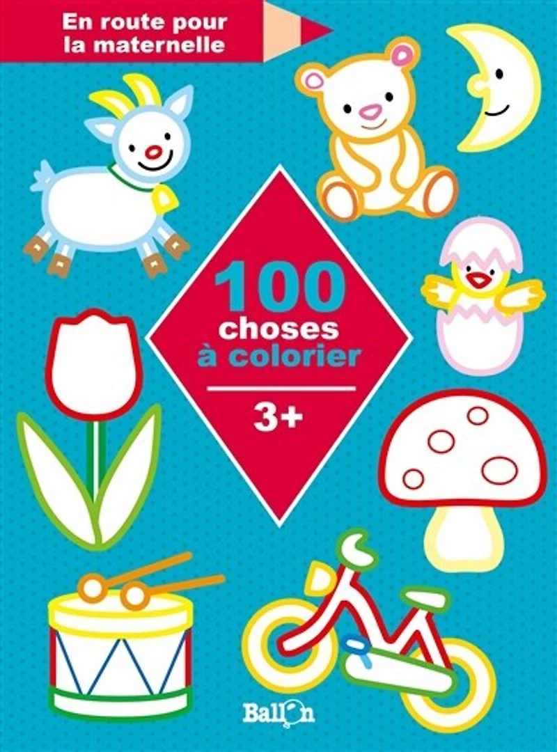 100 choses à colorier: 3 +