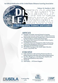 Distance Learning Vol Issue