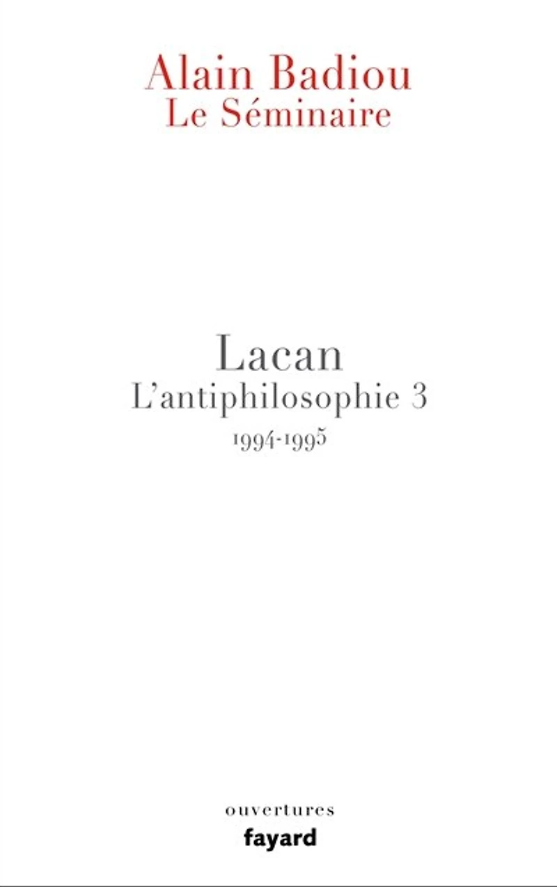 Lacan: 1994-1995