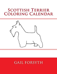 Scottish Terrier Coloring Calendar