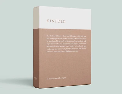 Kinfolk Notecards - The Weekend Edition